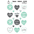 Arch Home Labels Home Labels stickers Made with love 12 x 18 cm