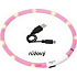 Karlie Flamingo luminous LED collar for dogs pink, uni size 20-75 cm, rechargeable