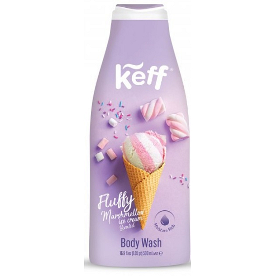 Keff Marshmallow body cleansing gel 500 ml