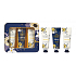 Grace Cole Poppy & Pomelo hand and nail cream 2 x 50 ml + body cream 50 ml + tin box, cosmetic set for women