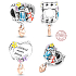 Charm Sterling silver 925 Disney Lilo & Stitch - Ohana, family, bead for bracelet