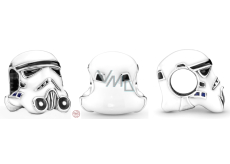 Charm Sterling silver 925 Marvel Star Wars Helmet Stormtrooper, bracelet bead