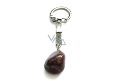 Mokaite Troml keychain pendant natural stone, approx. 10 cm
