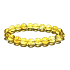Citrine elastic bracelet natural stone, 10 mm / 19 cm bead, stone of abundance, success