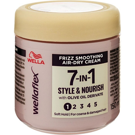 Wellaflex Frizz Smooth 7v1 Hair Cream Against Frizz 150 ml