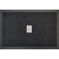 Doormat rubber and carpet 40 x 60 cm