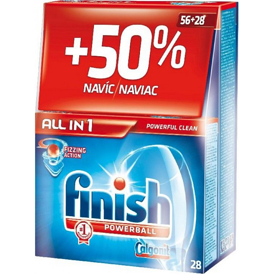 Calgonit Finish All-in-1 Classic Regular dishwasher tablets 56 + 28 pieces