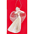 Angel flying abaca to hang 16 cm