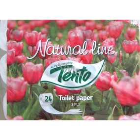 This Natural Line Toilet Paper 3 Layer 24 Pieces