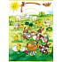 Angel Plastic bag 36 x 27.5 x 4 cm Bunnies with basket