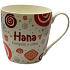 Nekupto Twister mug named Hana red 0.4 liter