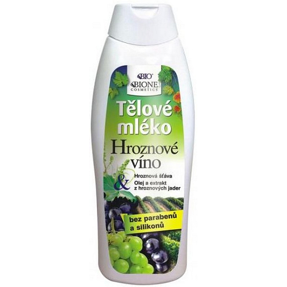 Bione Cosmetics Grape wine body lotion for all skin types 500 ml