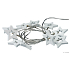 Emos White Star Lighting 10 LEDs, 1.5m Warm White + 30cm Cord-On Battery