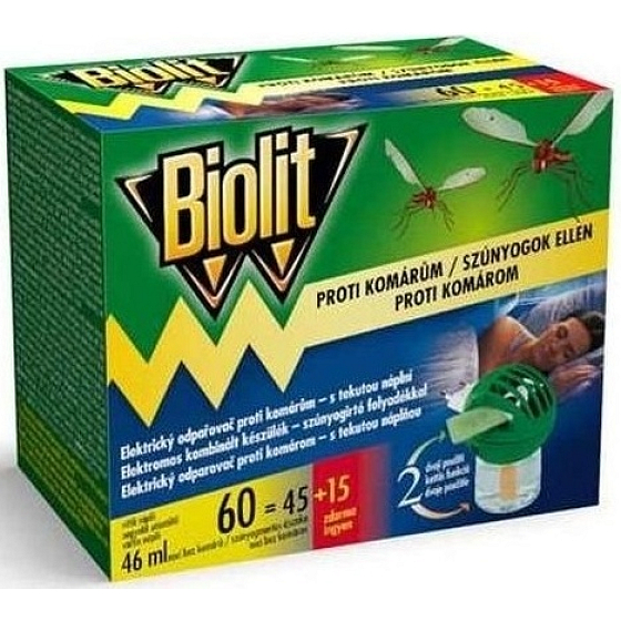 Biolit Anti-mosquito electric mosquito vaporizer with liquid filling 60 nights 46 ml