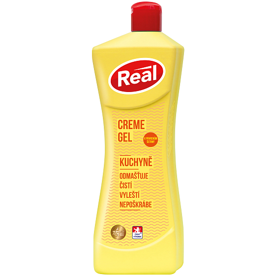 Real Creme Gel Kitchen cream gel for induction, ceramic hob and other sensitive surfaces 650 g