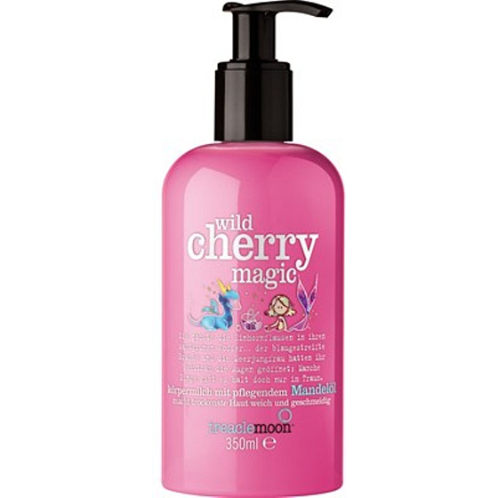 Treaclemoon Wild Cherry Magic body lotion with 350 ml dispenser