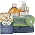 Bohemia Gifts Argan oil In the embrace of argan oil shower gel 250 ml + hair shampoo 250 ml + bath foam 500 ml + cloth basket, cosmetic set