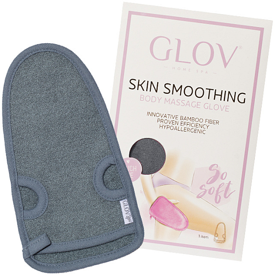 Glov Skin Smoothing Gray gloves for massaging problematic body parts 1 piece