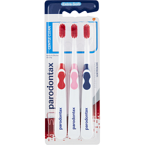 Parodontax Gentle Clean Extra Soft extra soft tooth cat for bleeding gums, triopack