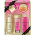 Baylis & Harding Cocktail Hour Peach Bellini Cleansing Gel 300 ml + Raspberry Rose Shower Cream 300 ml + Raspberry Rose Body Lotion 130 ml + Peach Bellini Bath Crystals 100 g + Raspberry Rose Sparkling Bath Ballistic 140 g, cosmetic set