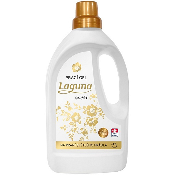 Laguna Fresh washing gel with the scent of violet flowers complemented by ylang-ylang tones for washing light laundry 42 doses of 1.5 l