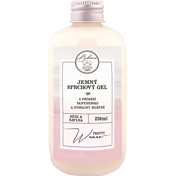 Bohemia Gifts Pretty Woman gentle shower gel with a mixture of panthenol and lactic acid 250 ml
