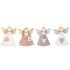 Plush angel with heart 14 cm for hanging 1 piece