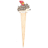 Wooden Hedgehog Stake 9 x 29 cm
