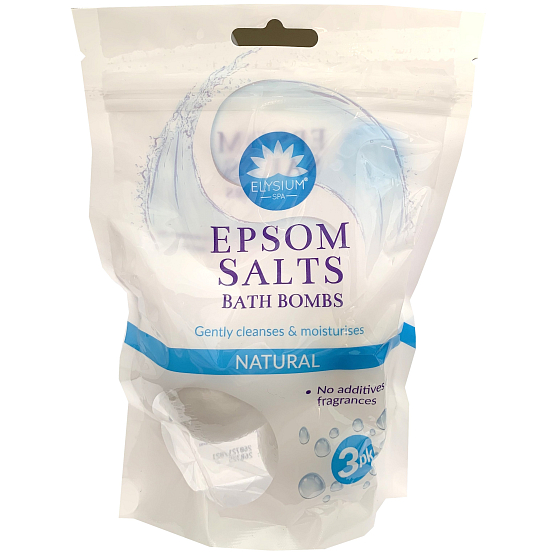 Elysium Spa Natural Sparkling Bath Ball 3 x 50 g