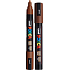 Posca Universal acrylic marker 1,8 - 2,5 mm Brown PC-5M