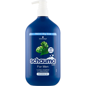 Schauma Men Classic Shampoo for Men, 750 ml