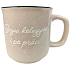 Albi Stoneware mug beige Bezva kolegyně i po práci 400 ml