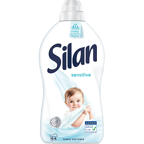 Silan fabric softener Sensitive & Baby 64 washes 1408 ml