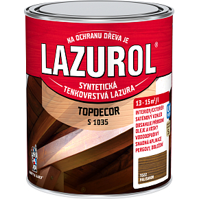 Lazurol Topdecor S1035 thin-layer wood stain T022 rosewood, 750 ml Lazurol Topdecor S1035 thin-layer wood stain T022 rosewood, 750 ml