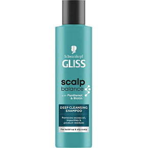 Gliss Scalp Balance Deep Cleansing Shampoo, 200 ml