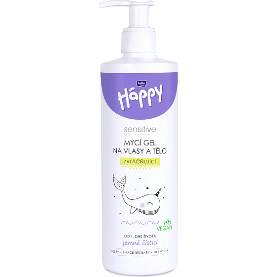 Bella Baby Happy moisturizing hair and body wash, 400 ml