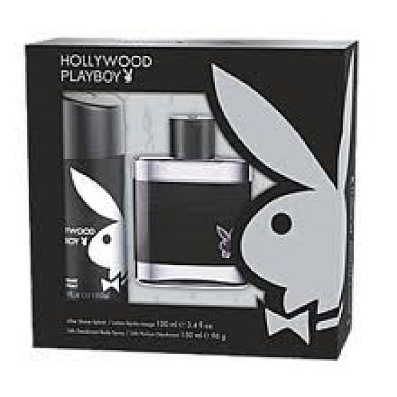 Playboy Hollywood deodorant spray 150 ml + aftershave 100 ml, cosmetic set