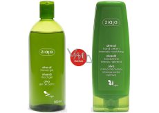 Ziaja Olive Shower Gel 500 ml + Hand and Nail Cream for Dry Skin 80 ml, duopack