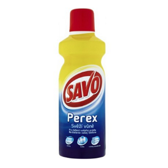Savo Perex Fresh fragrance perfumed product for prewashing and bleaching laundry 1 l