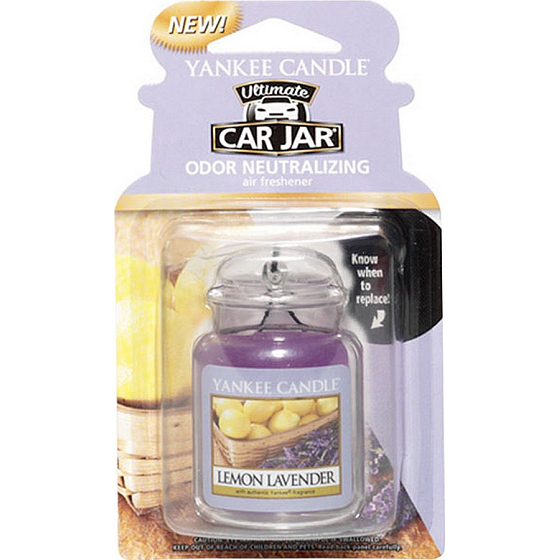 Yankee Candle Lemon Lavender - Lemon and Lavender Gel Scented Car Tag 30 g