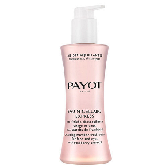 Payot Les Démaquillantes Eau Micellaire Express Refreshing Face and Eye Make-Up Removal Lotion with Raspberry Extract 200 ml