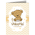 Nekupto Playing card for the birth of a child Special with effects Cradle 156 x 223 mm
