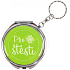 Albi Mirror - key ring with text For luck 6.5 cm