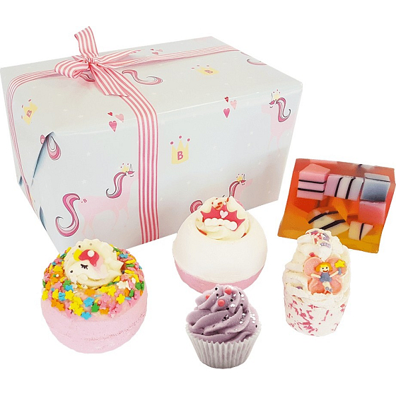 Bomb Cosmetics A pinch of spells - Sprinkle of Magic ballistic 2 x 160 g + block 50 g + basket 30 g + soap 100 g, cosmetic set