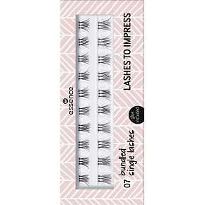Essence Lashes To Impress artificial lashes 07 Bundled Single Lashes 20 pieces