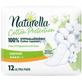 Naturella Cotton Protection Ultra Normal sanitary pads with wings 12 pieces