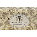 English Soap Vintage Merry Christmas natural perfumed toilet soap with shea butter 190 g
