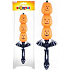 Rappa Halloween Wand Pumpkin Glowing with Sound Effect 43 cm