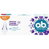 O.B. ExtraProtect Super tampons, 16 pcs