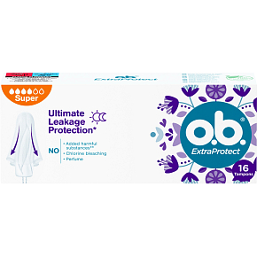 O.B. ExtraProtect Super tampons, 16 pcs